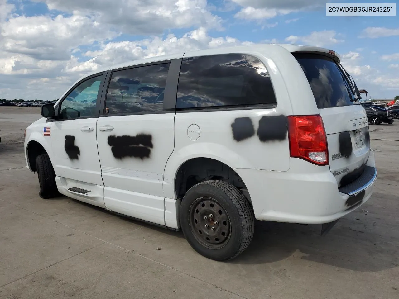 2018 Dodge Grand Caravan Se VIN: 2C7WDGBG5JR243251 Lot: 54969684