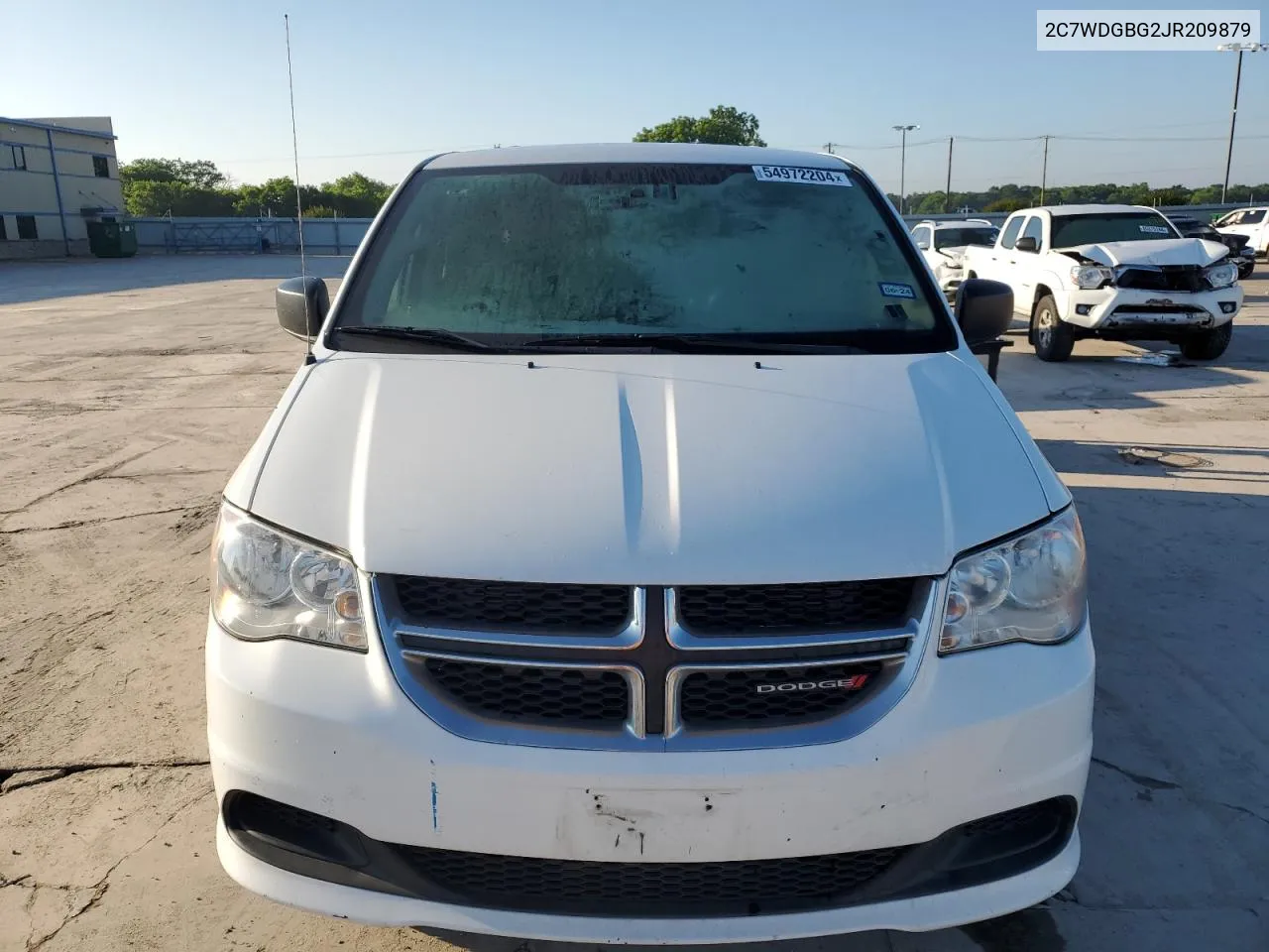 2018 Dodge Grand Caravan Se VIN: 2C7WDGBG2JR209879 Lot: 54972204