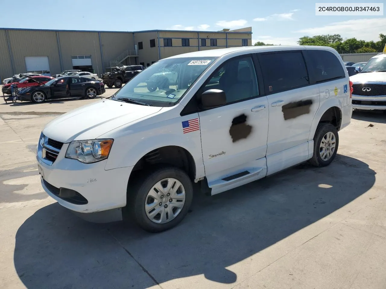 2018 Dodge Grand Caravan Se VIN: 2C4RDGBG0JR347463 Lot: 54972934