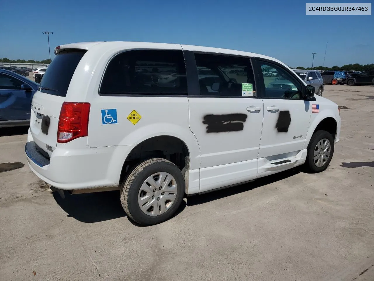 2018 Dodge Grand Caravan Se VIN: 2C4RDGBG0JR347463 Lot: 54972934