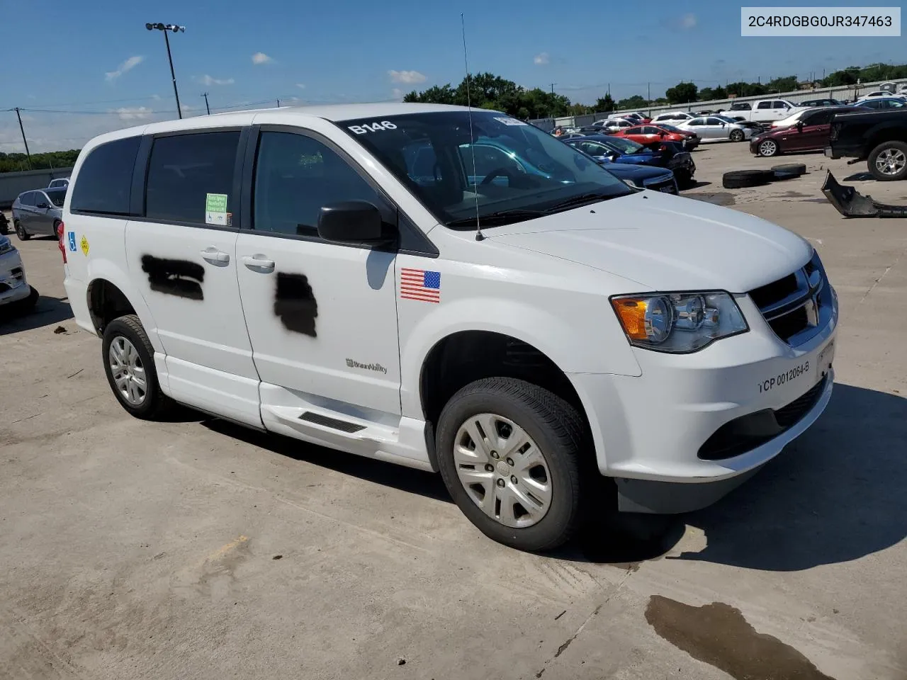 2C4RDGBG0JR347463 2018 Dodge Grand Caravan Se