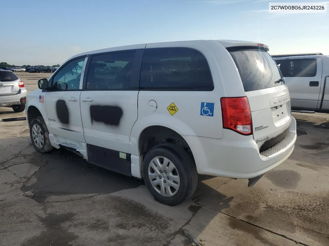 2018 Dodge Grand Caravan Se VIN: 2C7WDGBG6JR243226 Lot: 54973594