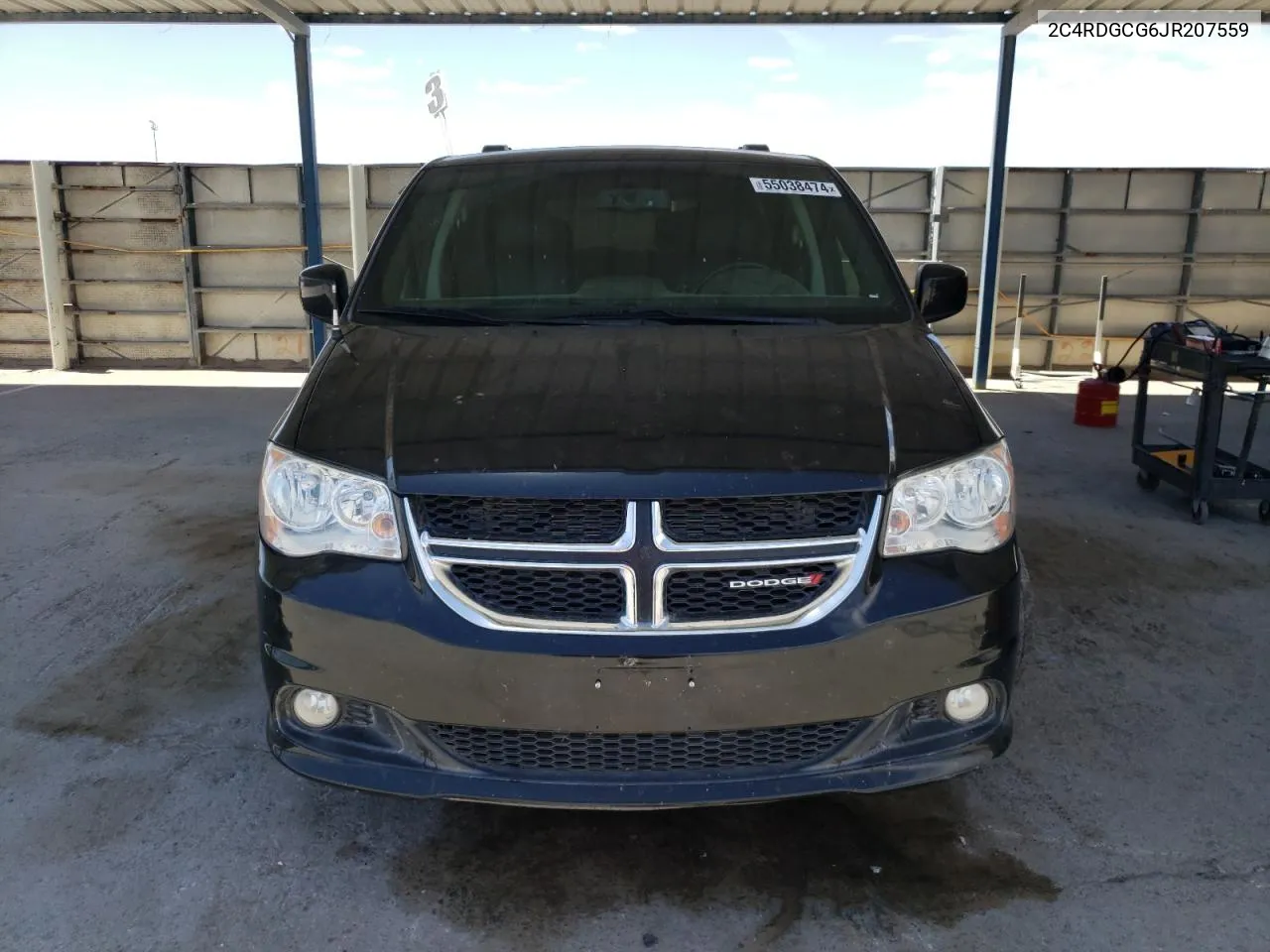 2018 Dodge Grand Caravan Sxt VIN: 2C4RDGCG6JR207559 Lot: 55038474