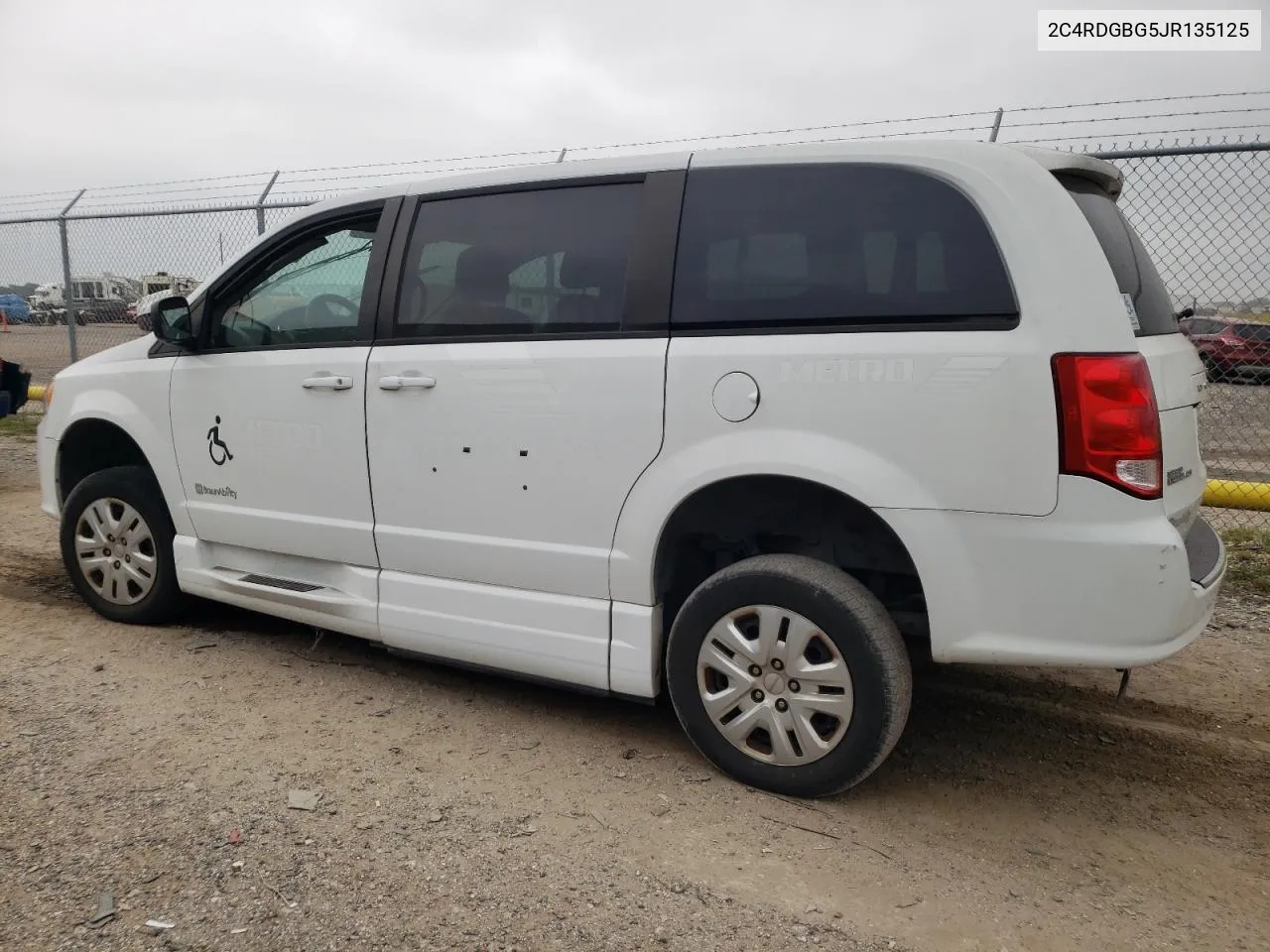 2018 Dodge Grand Caravan Se VIN: 2C4RDGBG5JR135125 Lot: 55228284