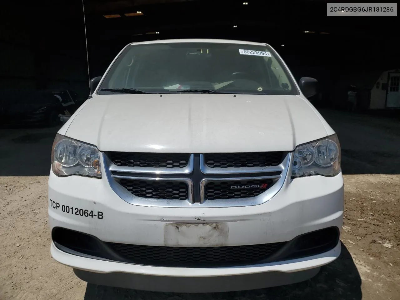 2C4RDGBG6JR181286 2018 Dodge Grand Caravan Se