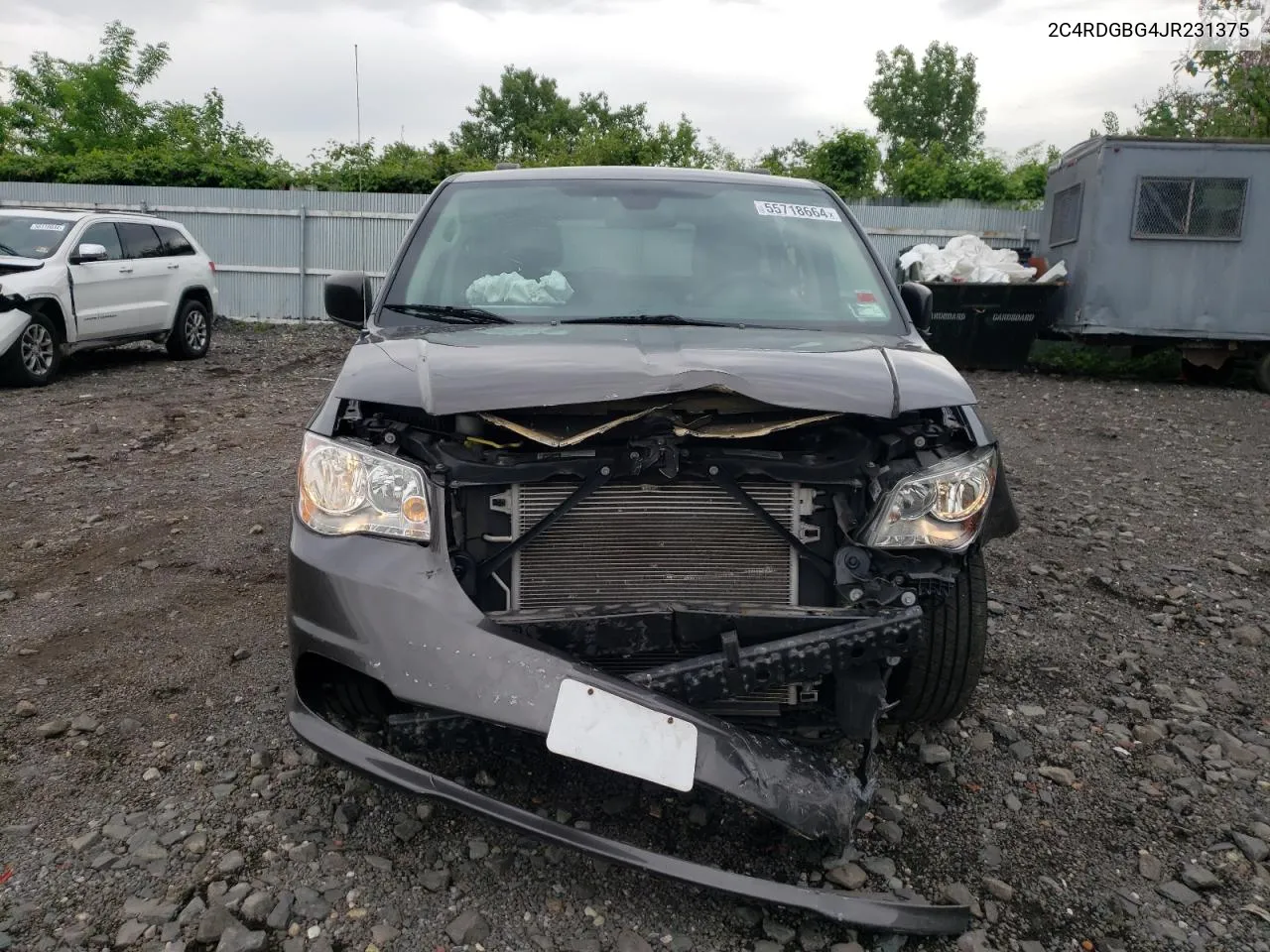 2C4RDGBG4JR231375 2018 Dodge Grand Caravan Se