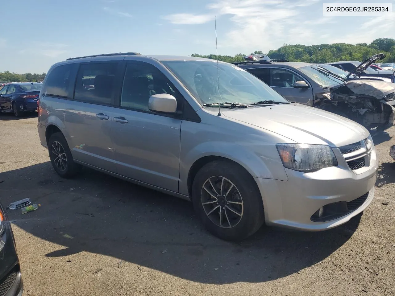 2018 Dodge Grand Caravan Gt VIN: 2C4RDGEG2JR285334 Lot: 56188704