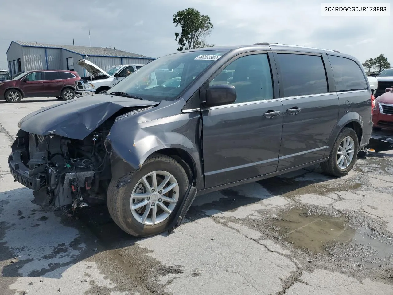 2018 Dodge Grand Caravan Sxt VIN: 2C4RDGCG0JR178883 Lot: 56250364