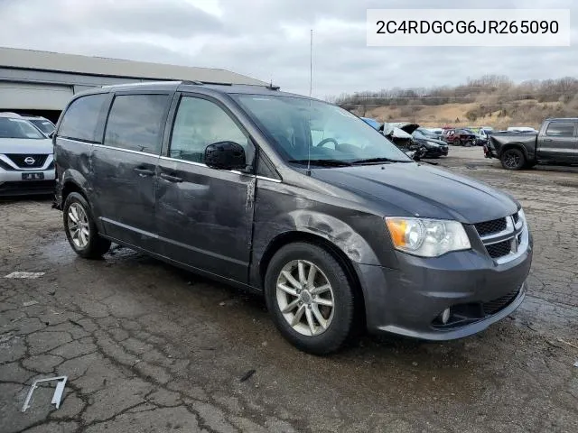 2C4RDGCG6JR265090 2018 Dodge Grand Caravan Sxt