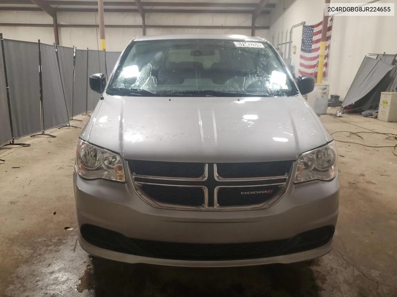 2018 Dodge Grand Caravan Se VIN: 2C4RDGBG8JR224655 Lot: 57143284