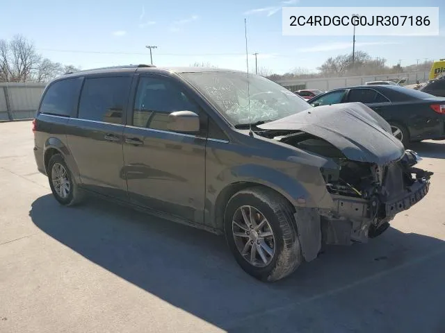 2C4RDGCG0JR307186 2018 Dodge Grand Caravan Sxt