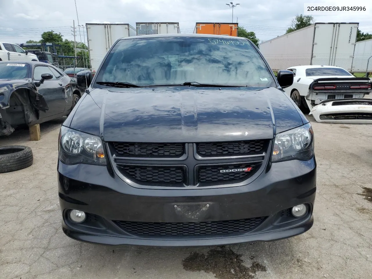 2018 Dodge Grand Caravan Gt VIN: 2C4RDGEG9JR345996 Lot: 57469554