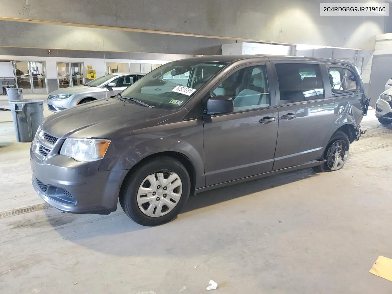 2018 Dodge Grand Caravan Se VIN: 2C4RDGBG9JR219660 Lot: 57521234