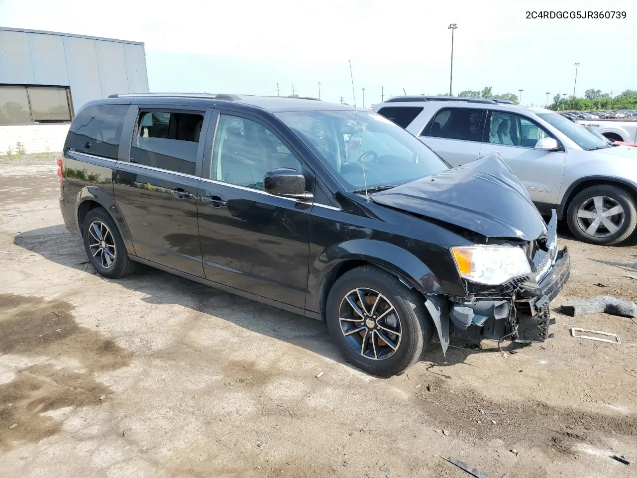 2018 Dodge Grand Caravan Sxt VIN: 2C4RDGCG5JR360739 Lot: 57661564