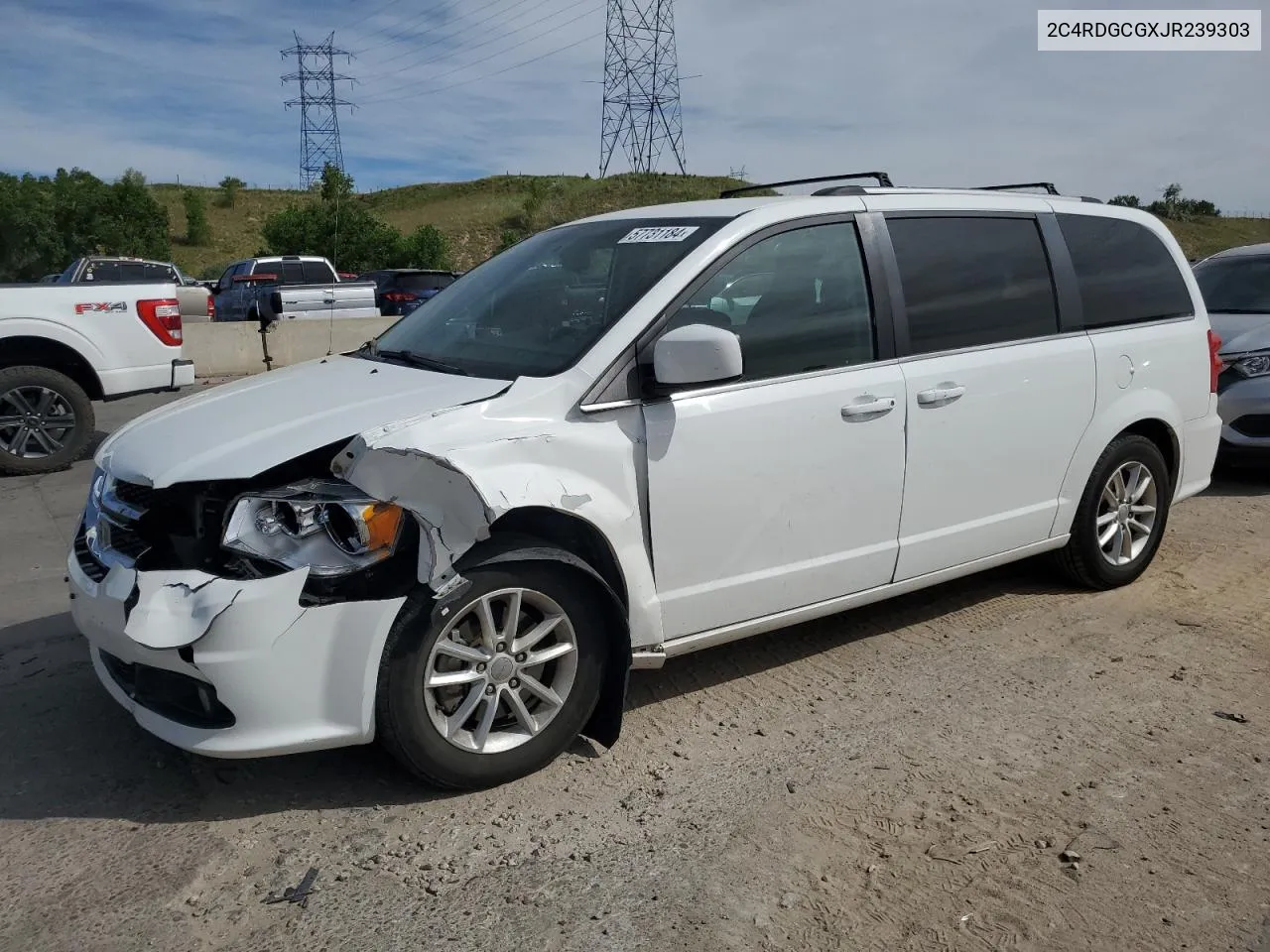 2C4RDGCGXJR239303 2018 Dodge Grand Caravan Sxt