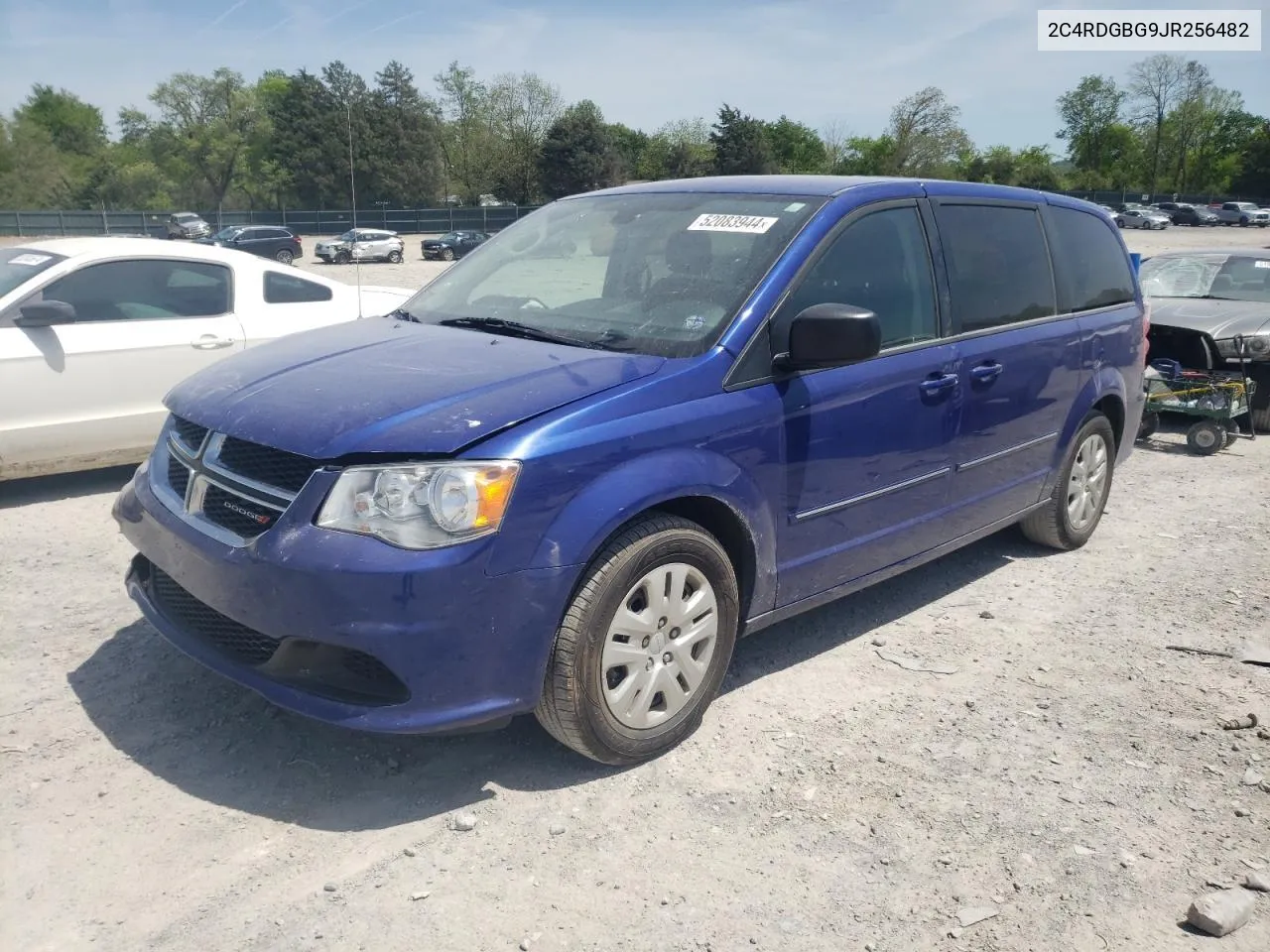 2018 Dodge Grand Caravan Se VIN: 2C4RDGBG9JR256482 Lot: 58200014