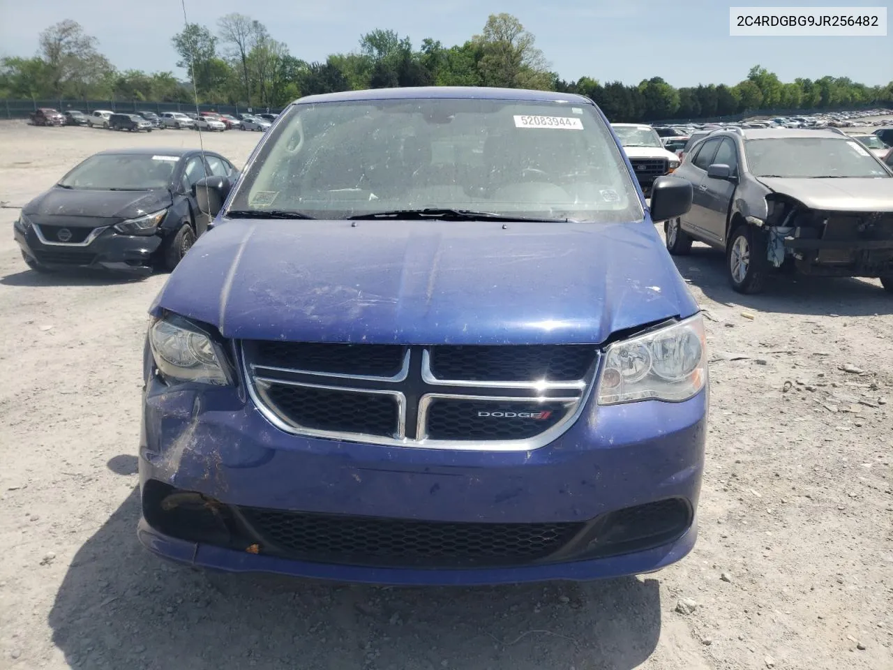 2018 Dodge Grand Caravan Se VIN: 2C4RDGBG9JR256482 Lot: 58200014