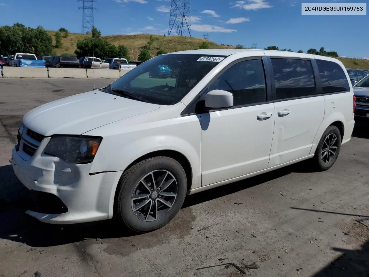 2018 Dodge Grand Caravan Gt VIN: 2C4RDGEG9JR159763 Lot: 61930564