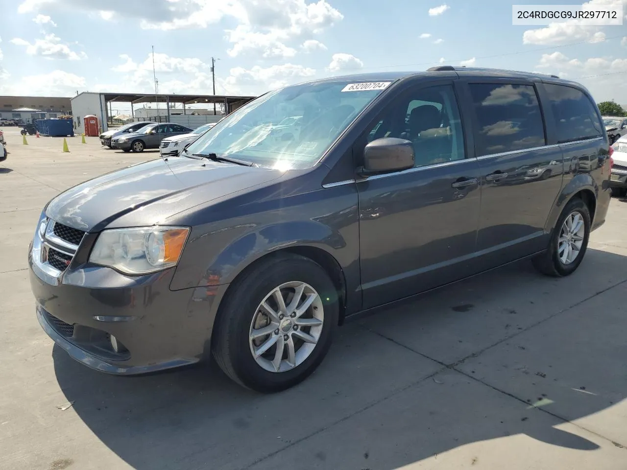 2018 Dodge Grand Caravan Sxt VIN: 2C4RDGCG9JR297712 Lot: 63200704