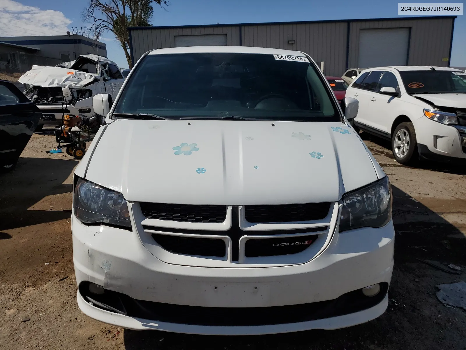 2C4RDGEG7JR140693 2018 Dodge Grand Caravan Gt