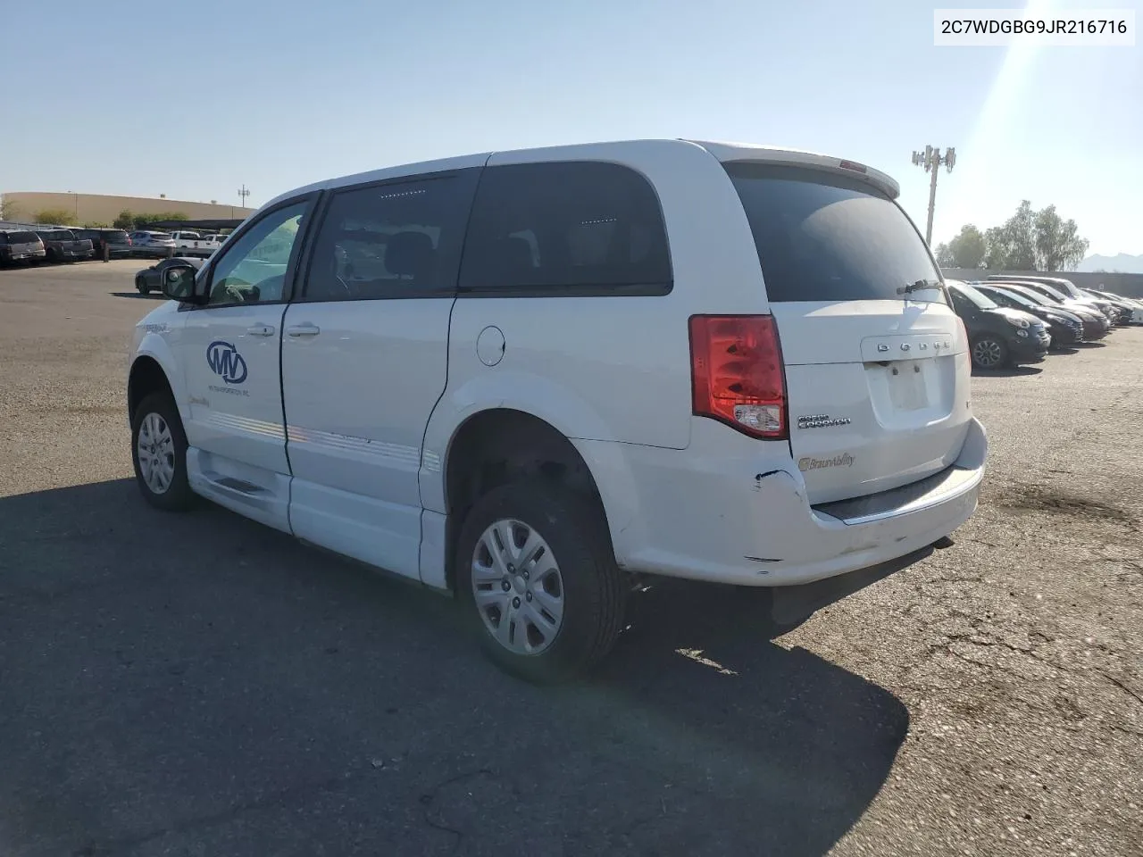 2018 Dodge Grand Caravan Se VIN: 2C7WDGBG9JR216716 Lot: 65778144