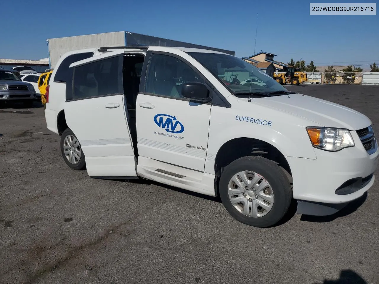 2018 Dodge Grand Caravan Se VIN: 2C7WDGBG9JR216716 Lot: 65778144