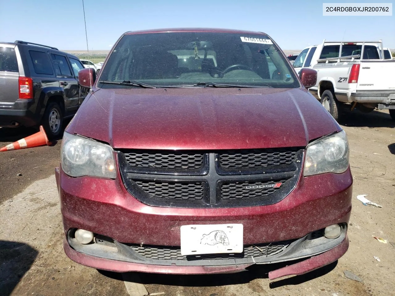 2C4RDGBGXJR200762 2018 Dodge Grand Caravan Se