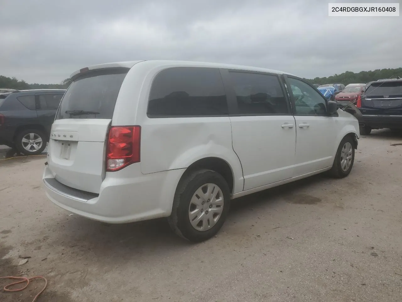 2C4RDGBGXJR160408 2018 Dodge Grand Caravan Se