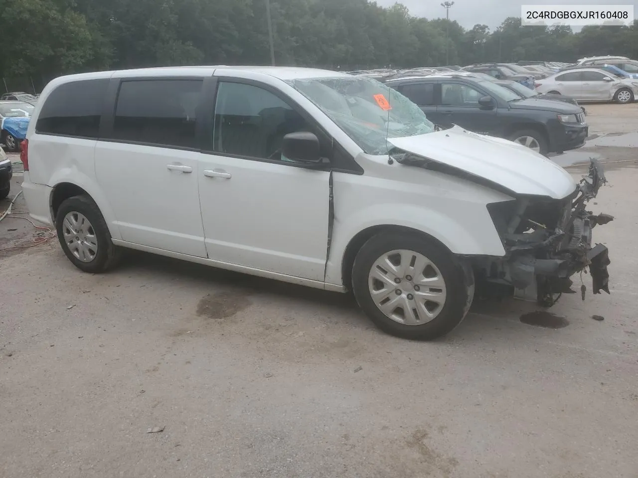 2C4RDGBGXJR160408 2018 Dodge Grand Caravan Se