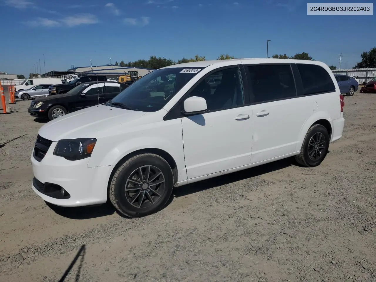 2018 Dodge Grand Caravan Se VIN: 2C4RDGBG3JR202403 Lot: 69968645