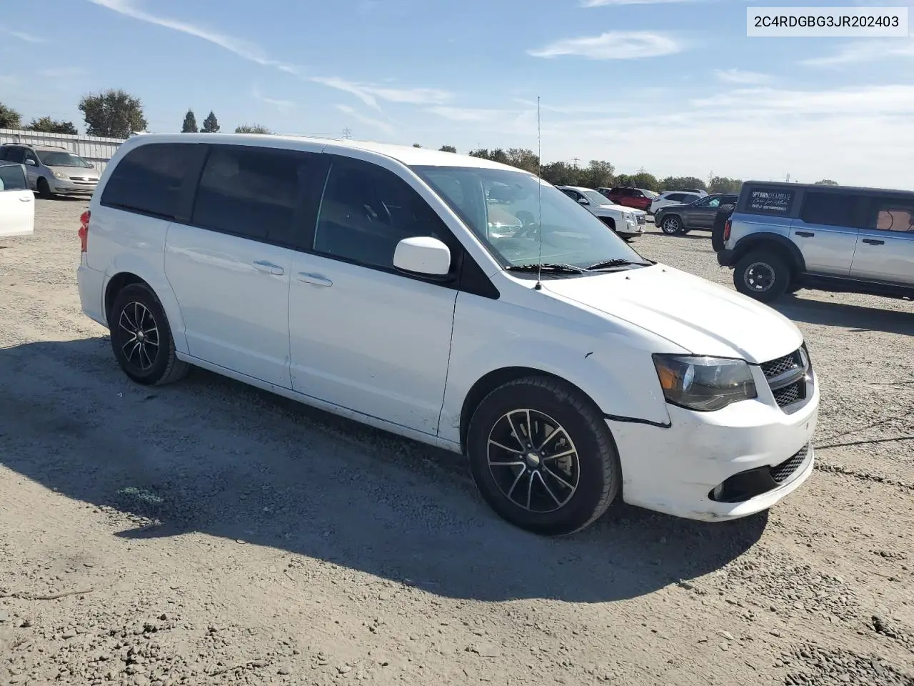 2018 Dodge Grand Caravan Se VIN: 2C4RDGBG3JR202403 Lot: 69968645