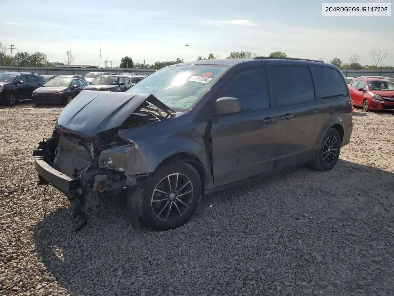 2018 Dodge Grand Caravan Gt VIN: 2C4RDGEG9JR147208 Lot: 69987834