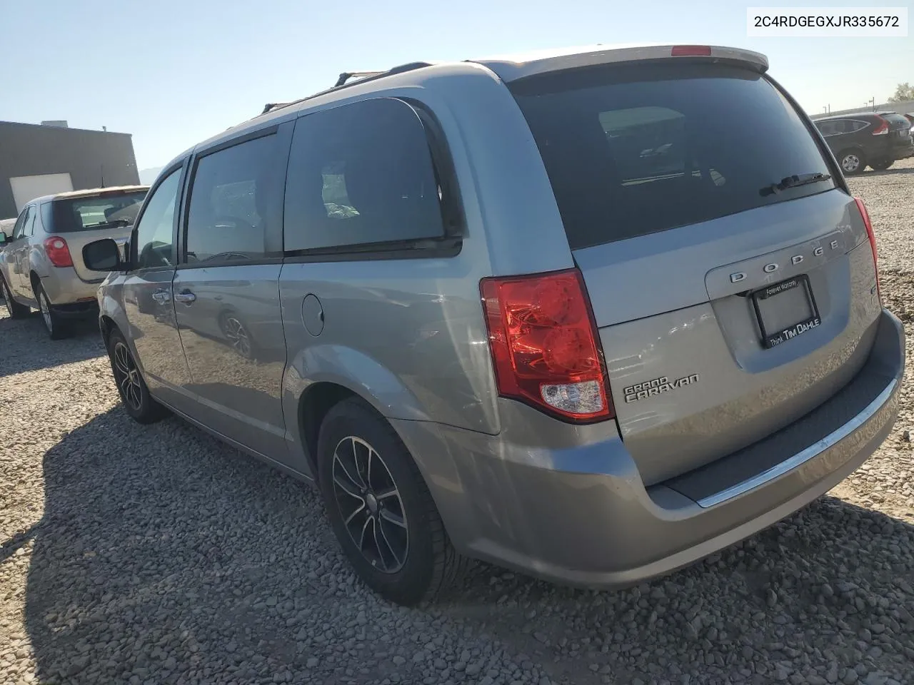 2018 Dodge Grand Caravan Gt VIN: 2C4RDGEGXJR335672 Lot: 70250184