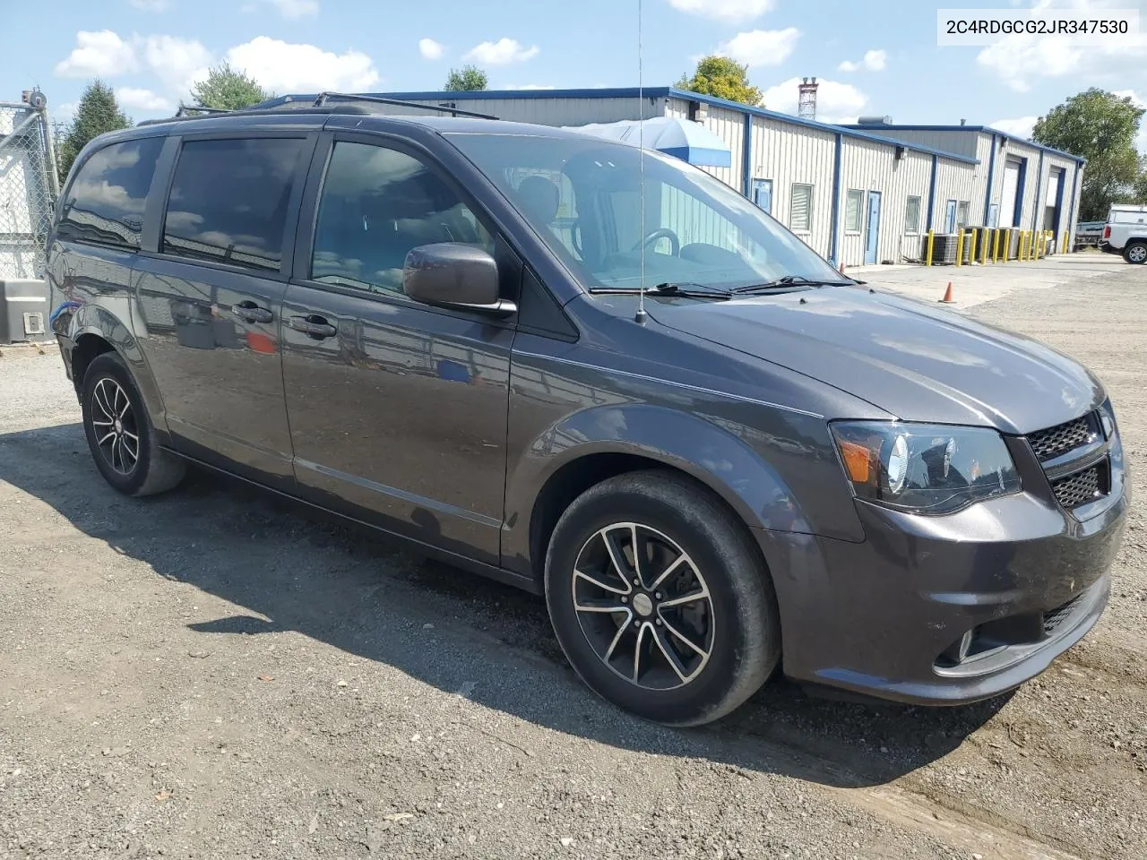 2018 Dodge Grand Caravan Sxt VIN: 2C4RDGCG2JR347530 Lot: 70474374