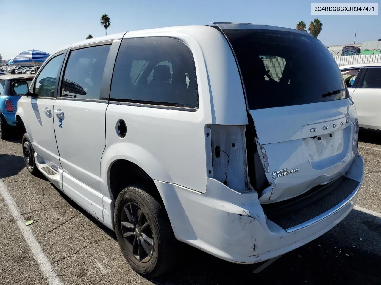 2C4RDGBGXJR347471 2018 Dodge Grand Caravan Se