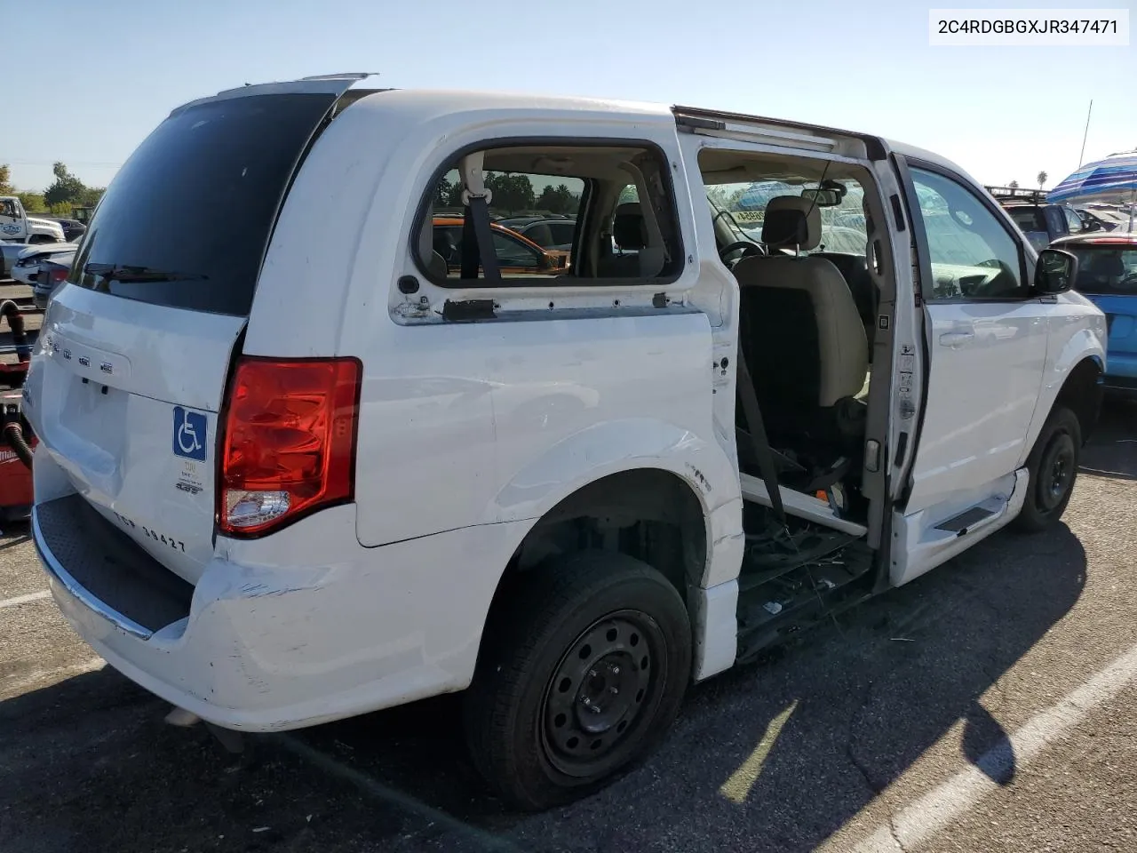 2C4RDGBGXJR347471 2018 Dodge Grand Caravan Se