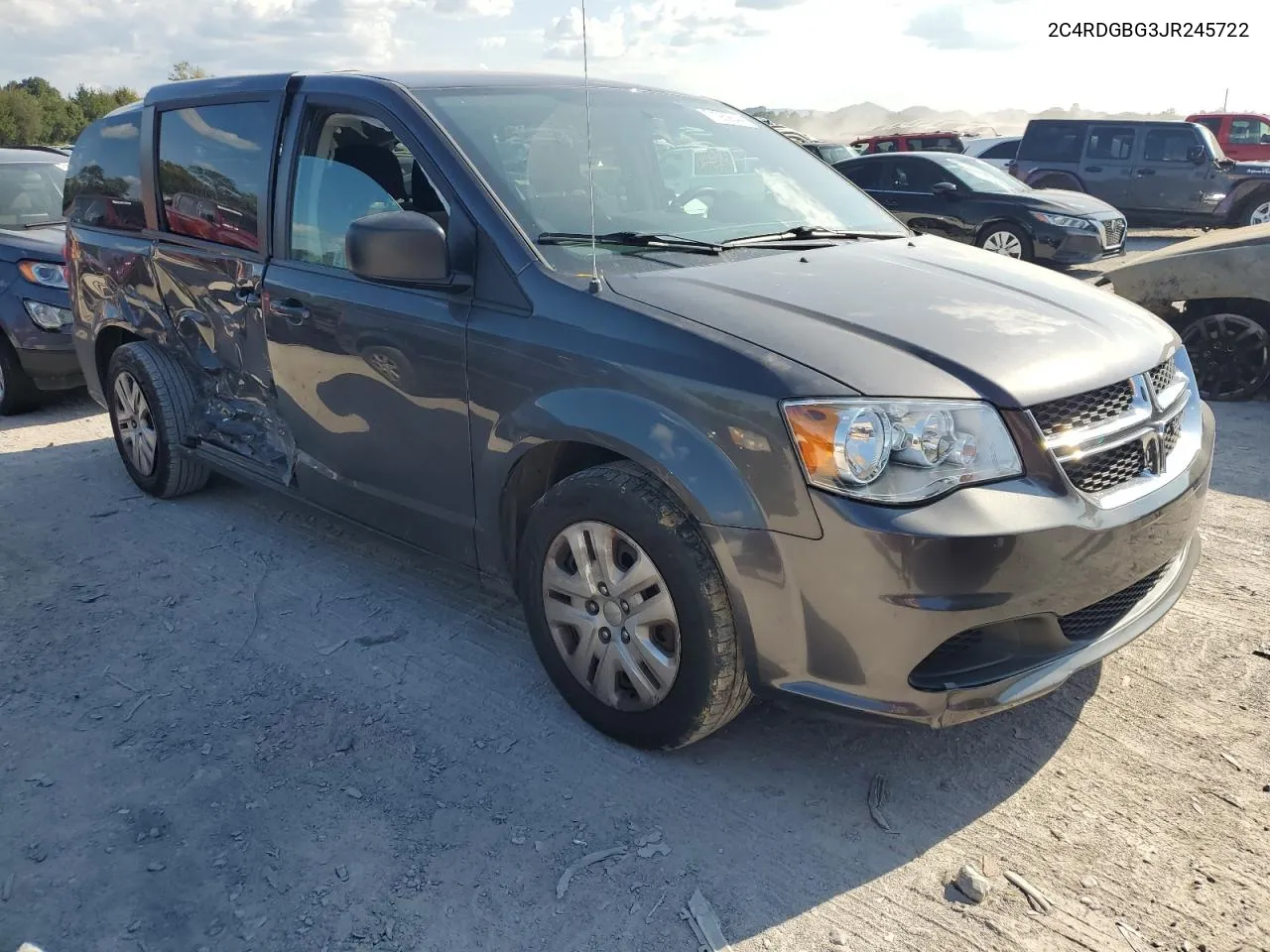 2018 Dodge Grand Caravan Se VIN: 2C4RDGBG3JR245722 Lot: 71969844