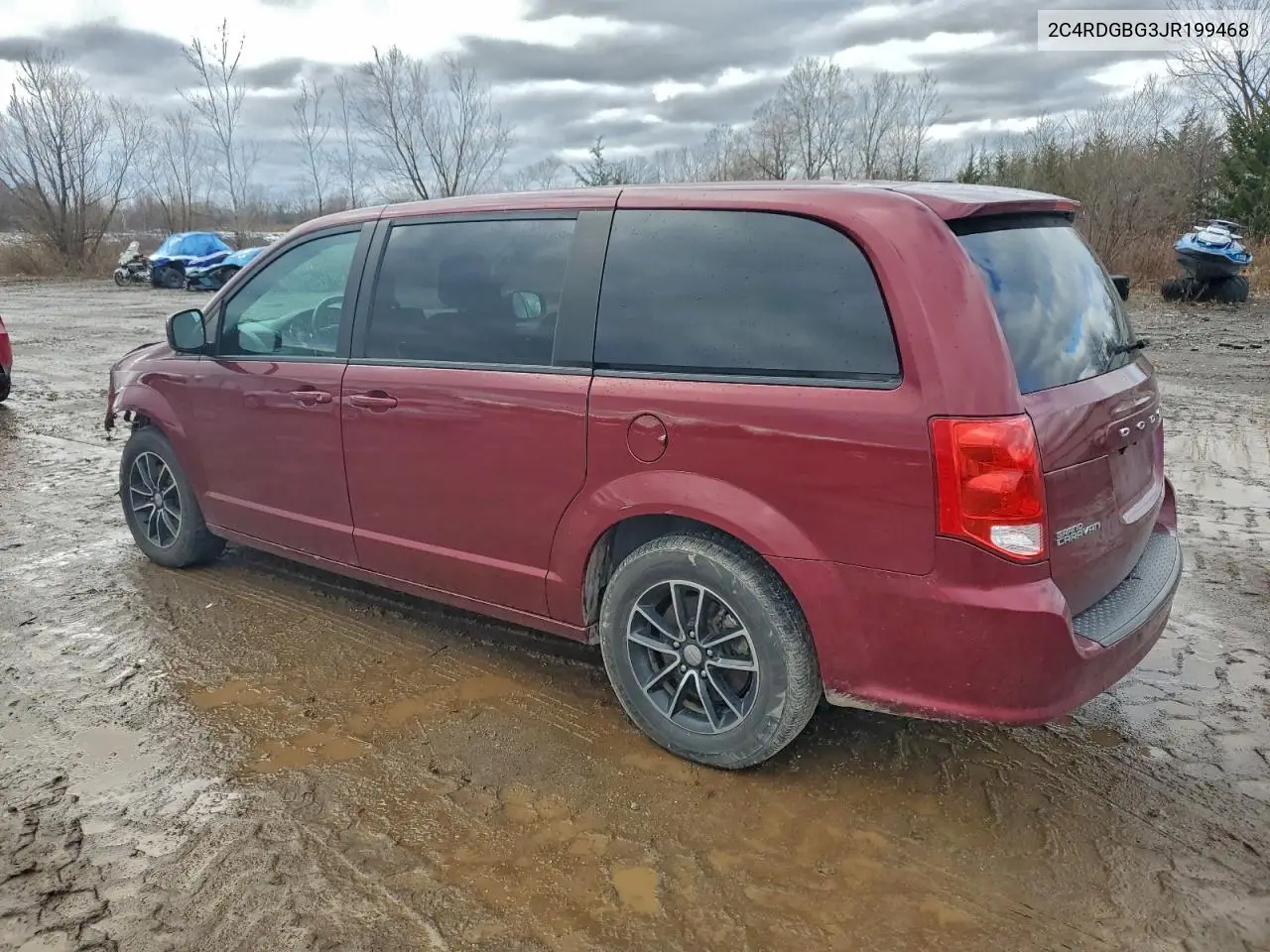 2C4RDGBG3JR199468 2018 Dodge Grand Caravan Se