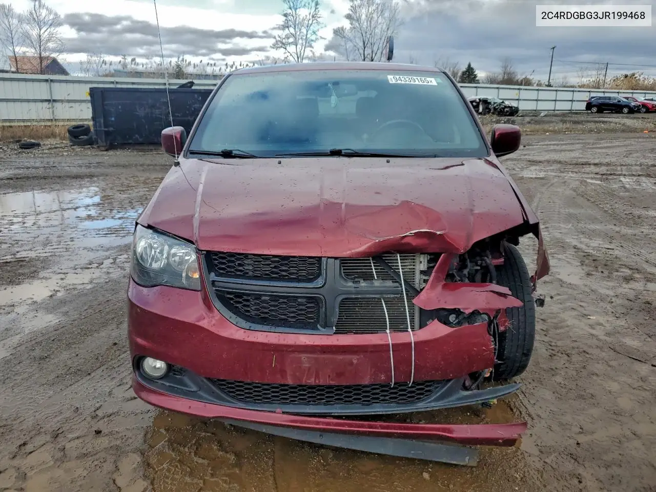 2C4RDGBG3JR199468 2018 Dodge Grand Caravan Se