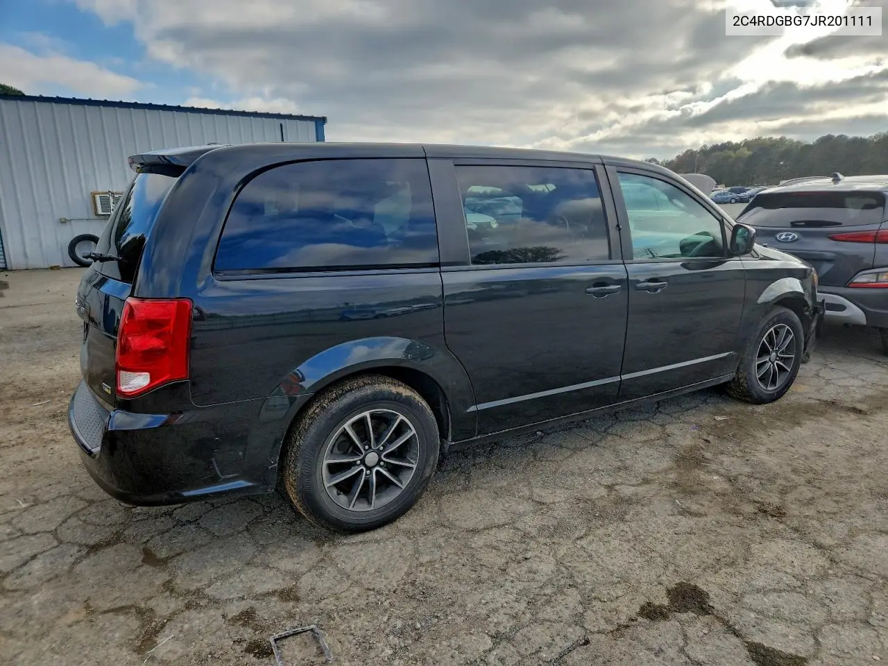 2C4RDGBG7JR201111 2018 Dodge Grand Caravan Se