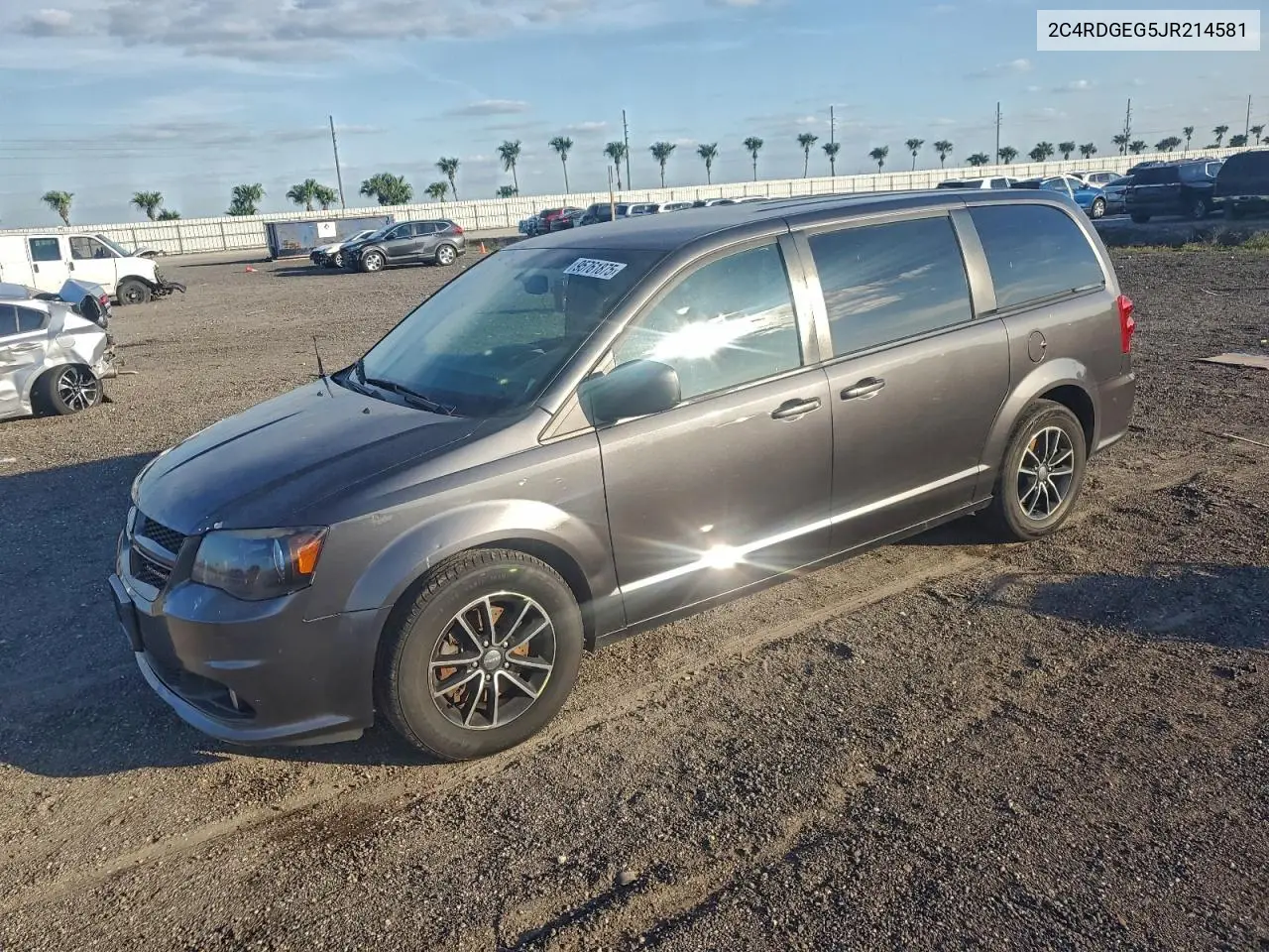 2C4RDGEG5JR214581 2018 Dodge Grand Caravan Gt