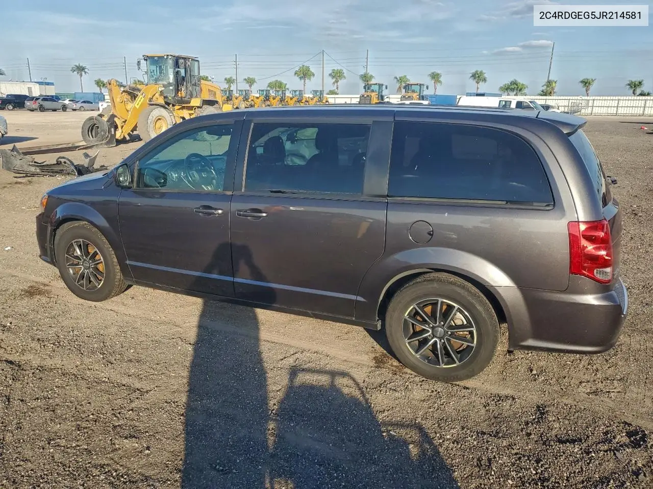 2C4RDGEG5JR214581 2018 Dodge Grand Caravan Gt