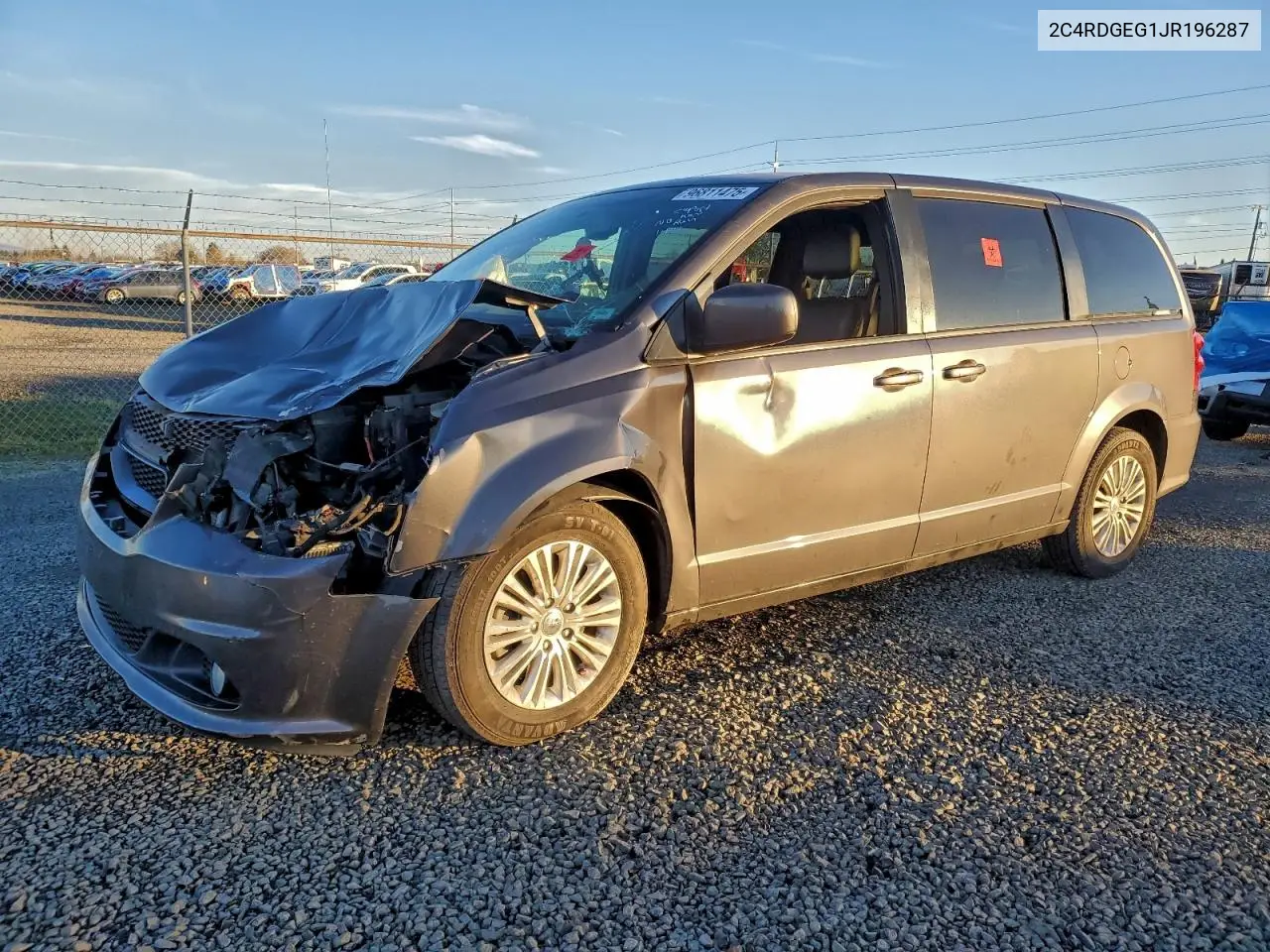 2C4RDGEG1JR196287 2018 Dodge Grand Caravan Gt