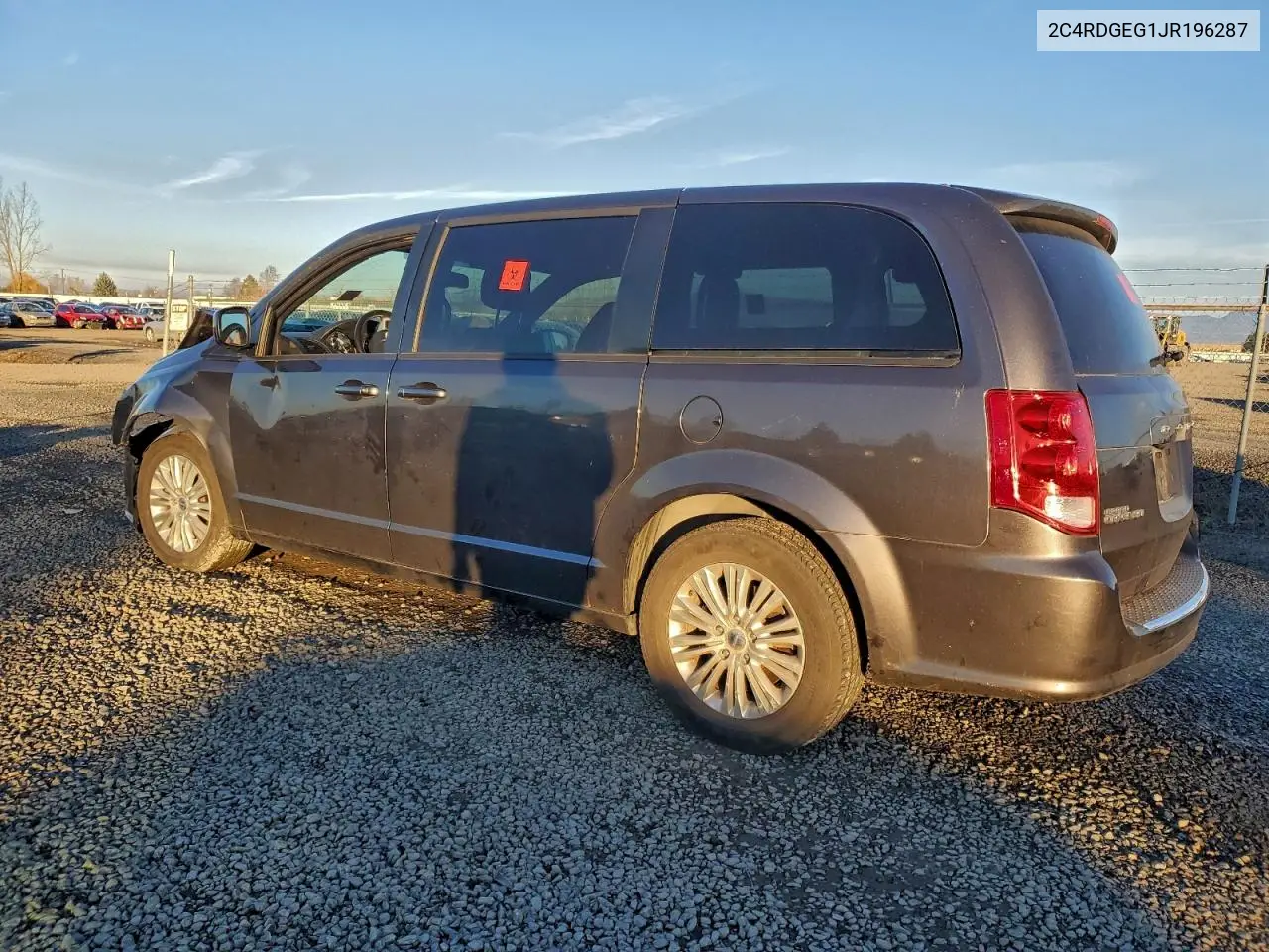 2C4RDGEG1JR196287 2018 Dodge Grand Caravan Gt