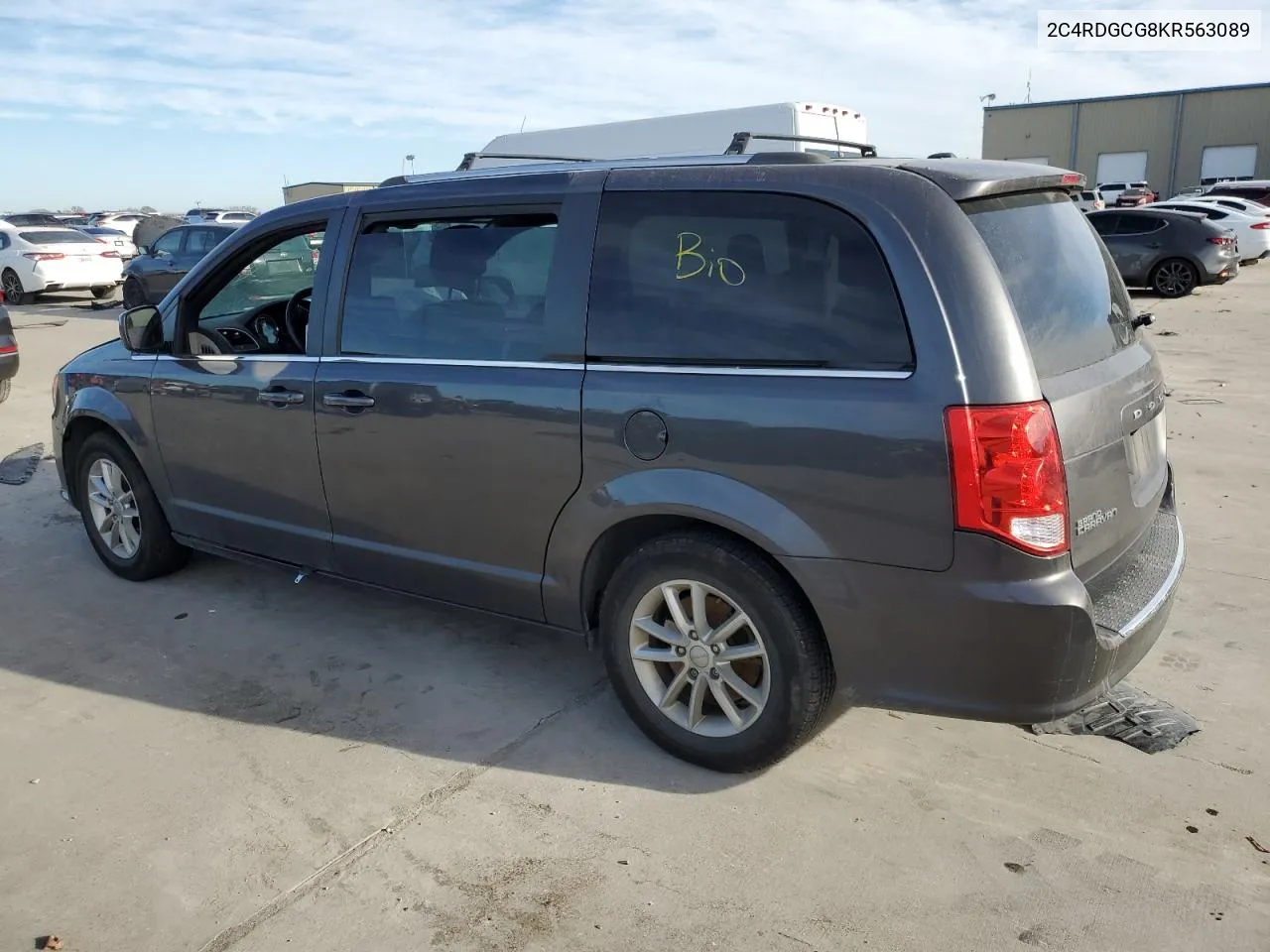 2019 Dodge Grand Caravan Sxt VIN: 2C4RDGCG8KR563089 Lot: 38402494