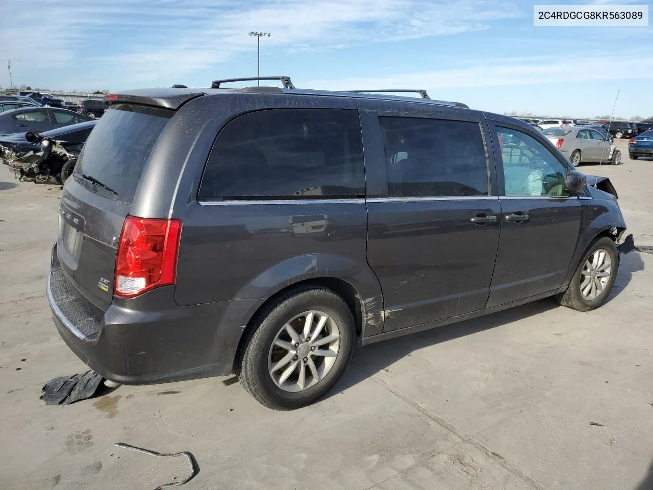 2C4RDGCG8KR563089 2019 Dodge Grand Caravan Sxt