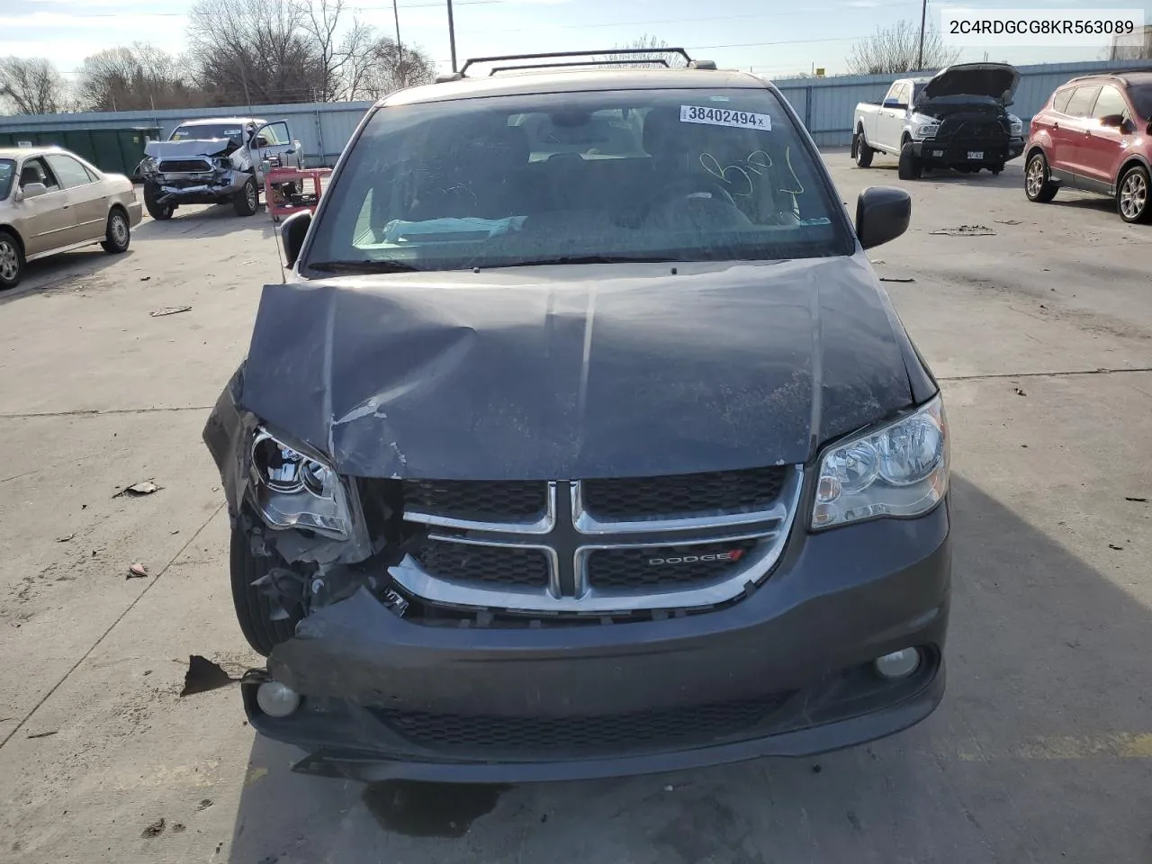 2C4RDGCG8KR563089 2019 Dodge Grand Caravan Sxt