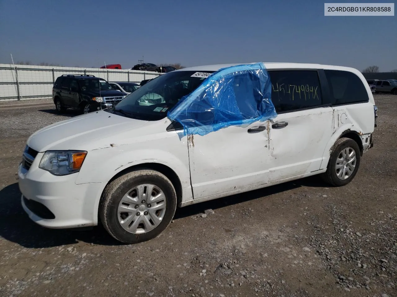 2C4RDGBG1KR808588 2019 Dodge Grand Caravan Se