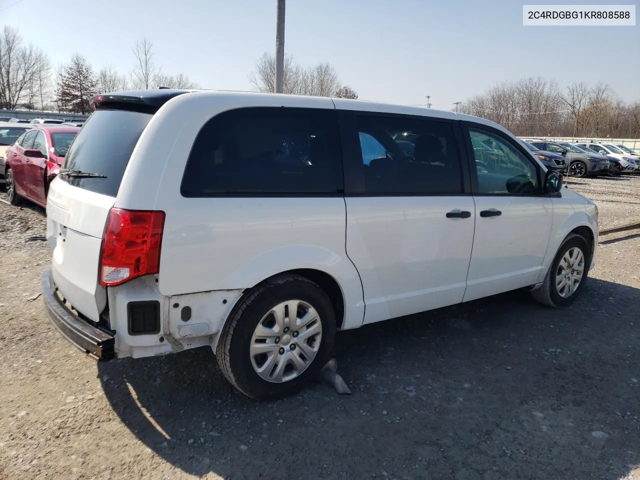 2019 Dodge Grand Caravan Se VIN: 2C4RDGBG1KR808588 Lot: 45474994