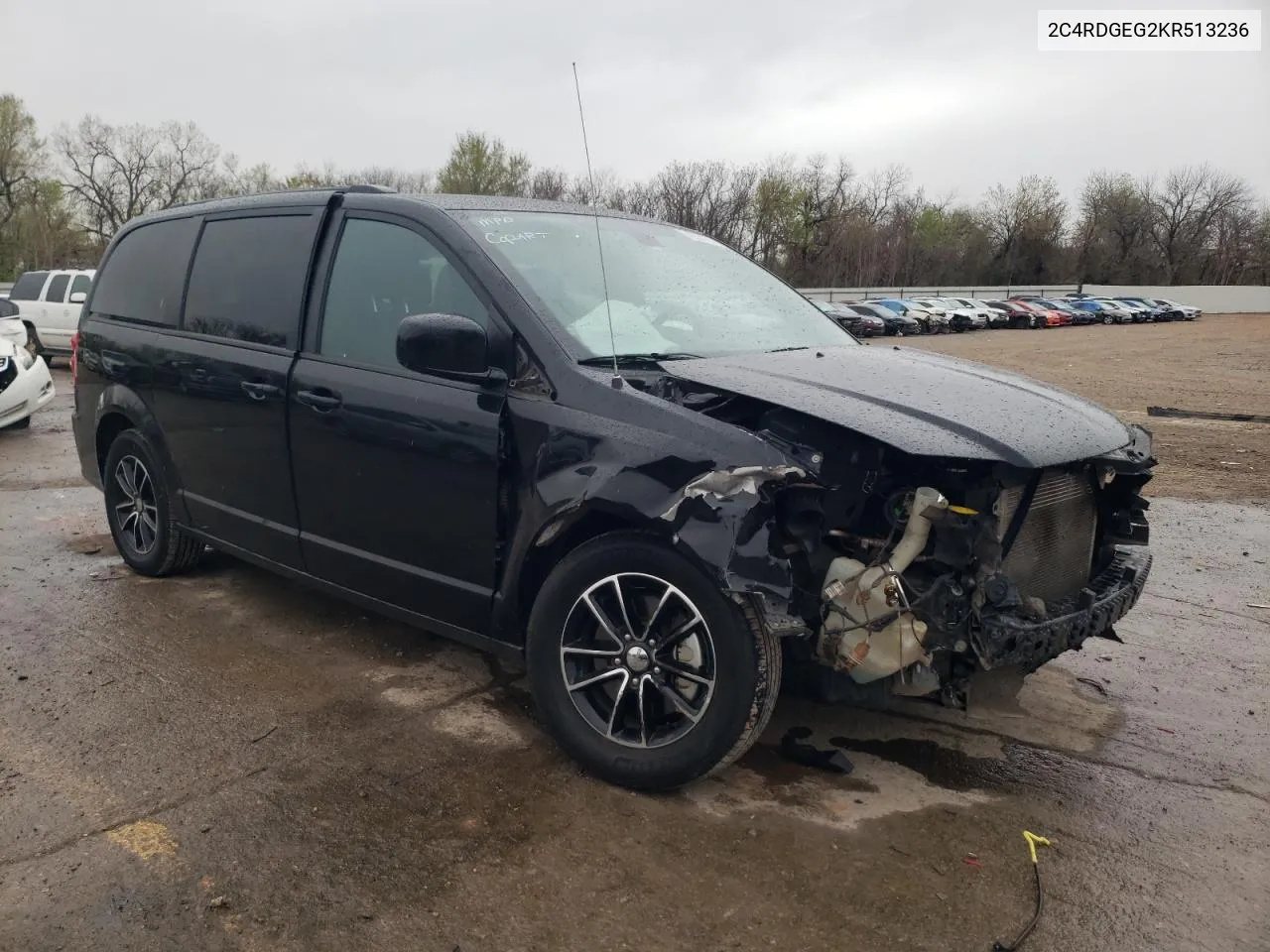 2019 Dodge Grand Caravan Gt VIN: 2C4RDGEG2KR513236 Lot: 48334794